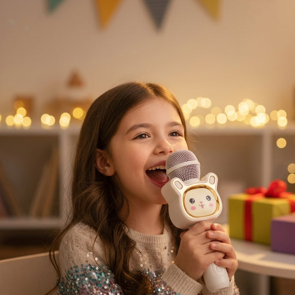 Cute Cartoon Wireless Karaoke Microphone