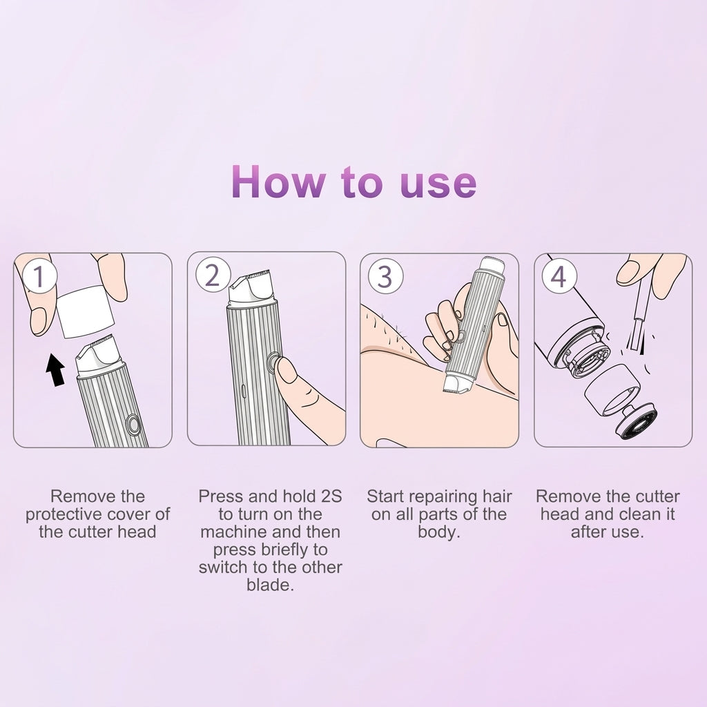 Double Head Electric Shaver