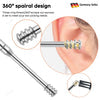 Stainless Steel Ear Pick Set with Keychain Case