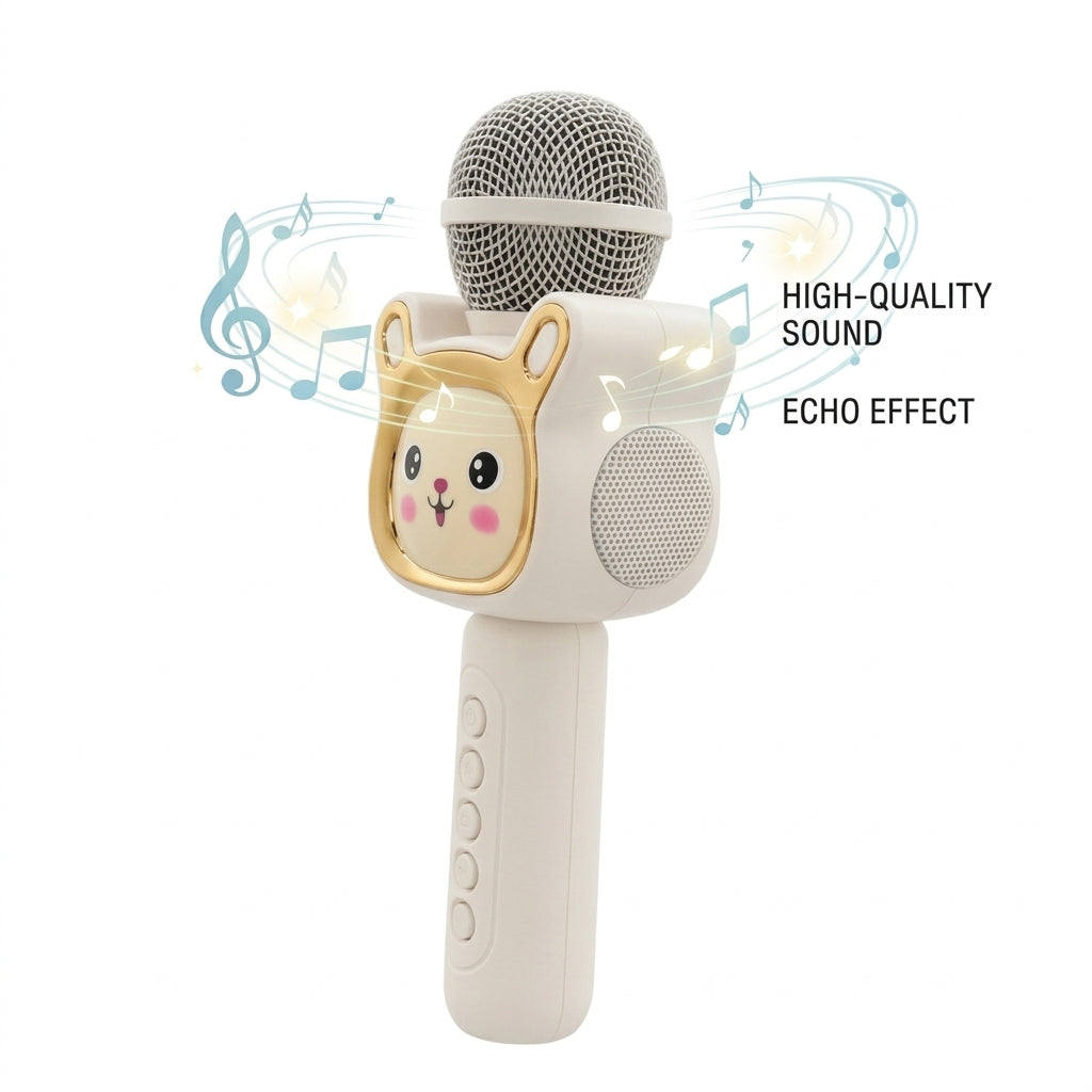 Cute Cartoon Wireless Karaoke Microphone