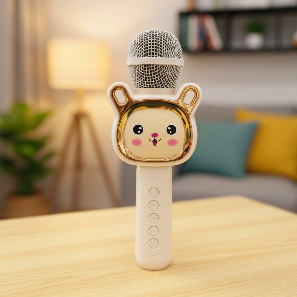 Cute Cartoon Wireless Karaoke Microphone