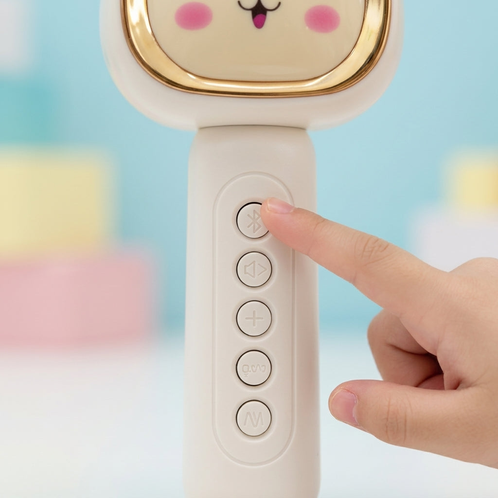 Cute Cartoon Wireless Karaoke Microphone