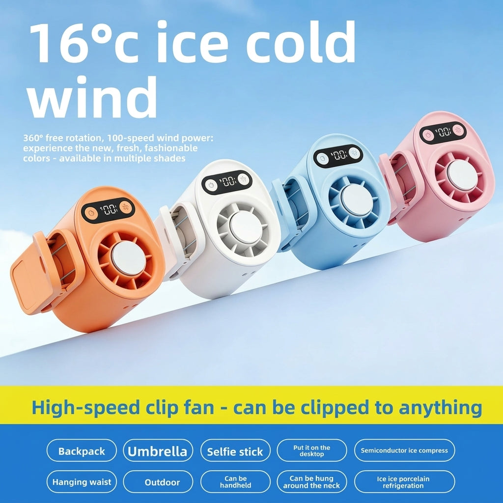 Handheld Waist Mounted Fan