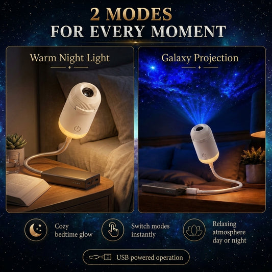 Portable Mini USB Starry Sky Projection Lamp