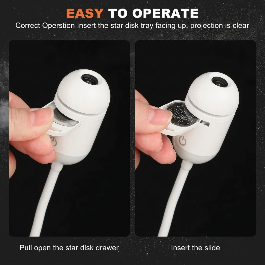 Portable Mini USB Starry Sky Projection Lamp